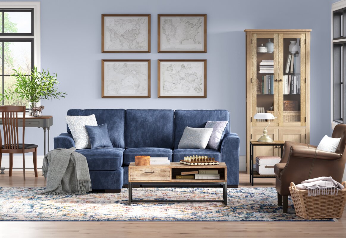 Traditional Living Room Design Photo by Wayfair Home